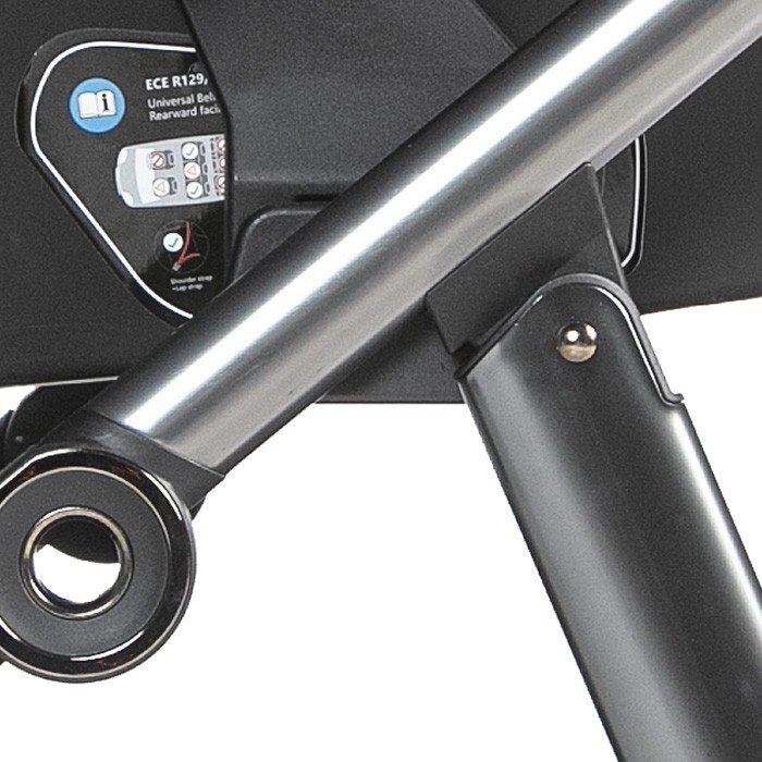Espiro Scoica auto pentru bebelusi Pi Negru 0-13 kg sistem de prindere cu centura masinii grupa 0+ 40-87 cm