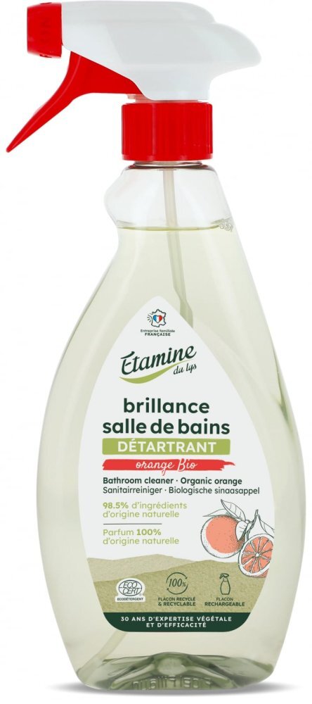 Etamine du Lys Detartrant anticalcar Bio si degresant pentru baie Etamine parfum portocale 500 ml