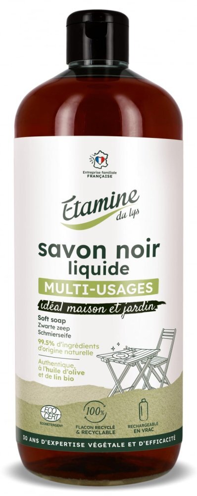 Etamine du Lys Detergent Bio multifunctional fara parfum pentru casa si gradina cu sapun negru Etamine 1 litru