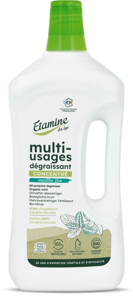 Etamine du Lys Detergent Bio multifunctional pentru pardoseli Etamine parfum menta 1 litru