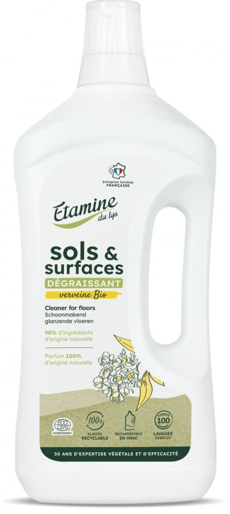 Etamine du Lys Detergent Bio pentru podele si suprafete Etamine parfum verbina 1 litru