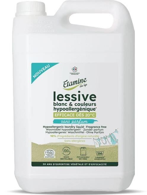 Etamine du Lys Detergent Bio rufe hipoalergenic Etamine fara parfum 165 spalari 5 litri