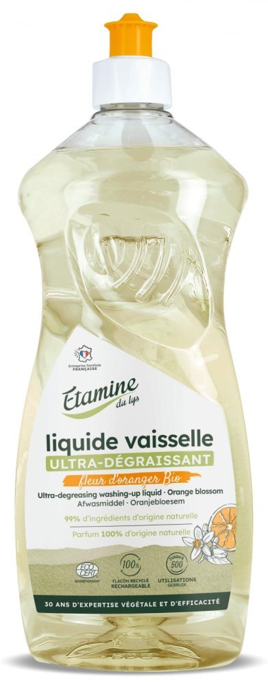 Etamine du Lys Detergent Bio ultra degresant pentru vase Etamine parfum flori de portocal 1 litru