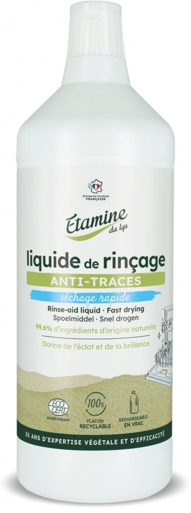 Etamine du Lys Solutie Bio clatire perfecta pentru masina de spalat vase Etamine fara parfum 1 litru