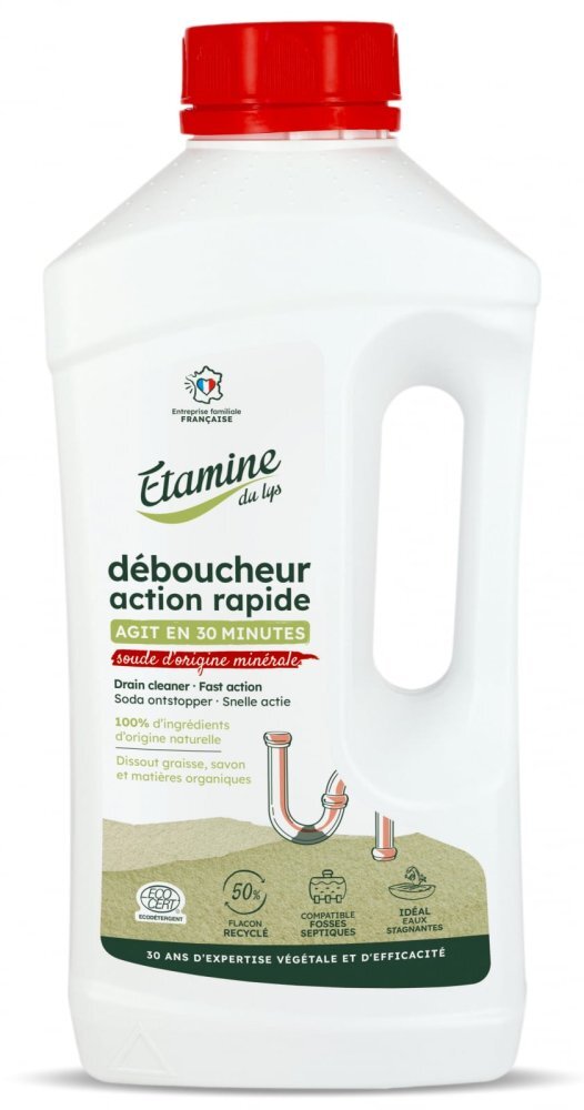 Etamine du Lys Solutie Bio fara parfum cu actiune rapida pentru desfundare tevi Etamine 1 litru