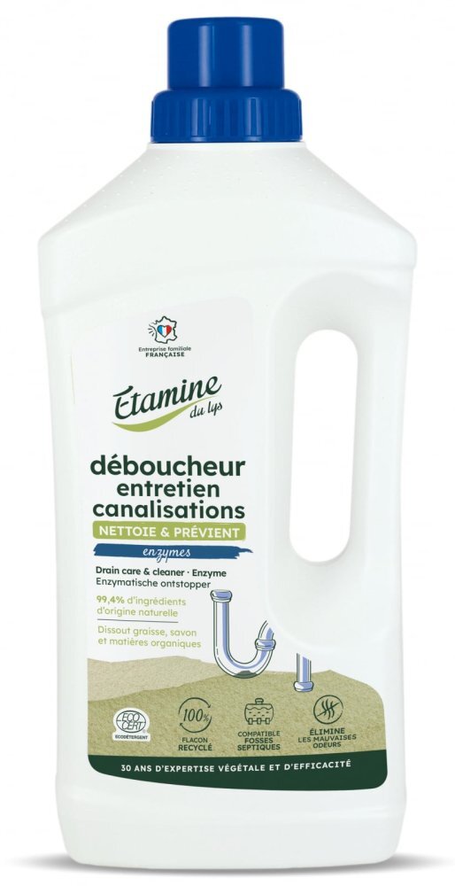 Etamine du Lys Solutie Bio intretinere si desfundare tevi Etamine parfum eucalipt 1 litru
