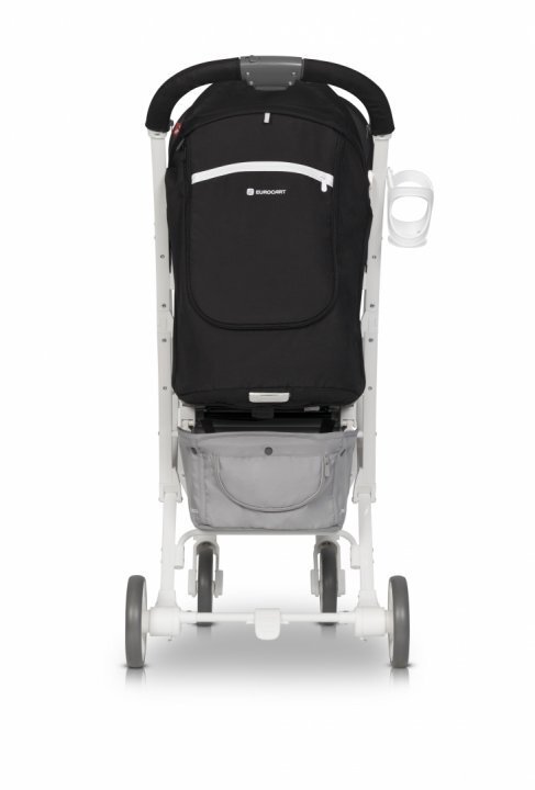 Euro-Cart Carucior cu spatar reglabil omologat pana la 22kg Volt Olt Pro Anthracite extrem de mic la pliere cadru de aluminiu roti cu suspensii spatar reglabil in 3 pozitii accesorii incluse