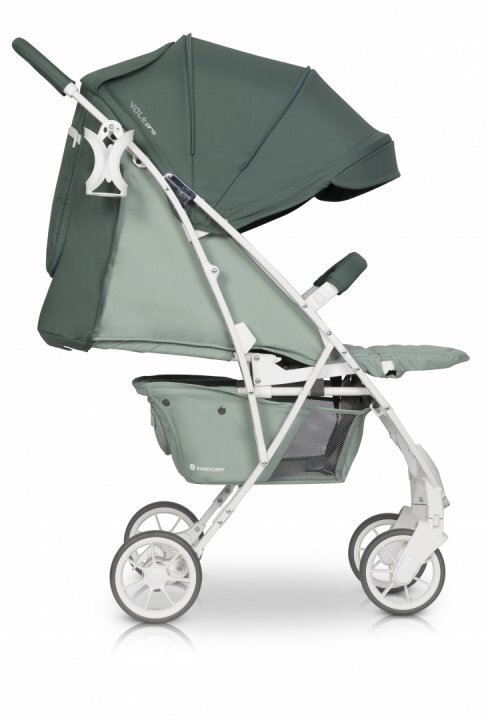 Euro-Cart Carucior cu spatar reglabil omologat pana la 22kg Volt Olt Pro Jungle extrem de mic la pliere cadru de aluminiu roti cu suspensii spatar reglabil in 3 pozitii accesorii incluse