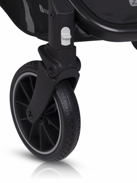 Euro-Cart Carucior cu spatar reglabil si cadru de aluminiu Corso Jungle pozitie somn roti mari suspensii pe toate cele patru roti suport picioruse accesorii incluse