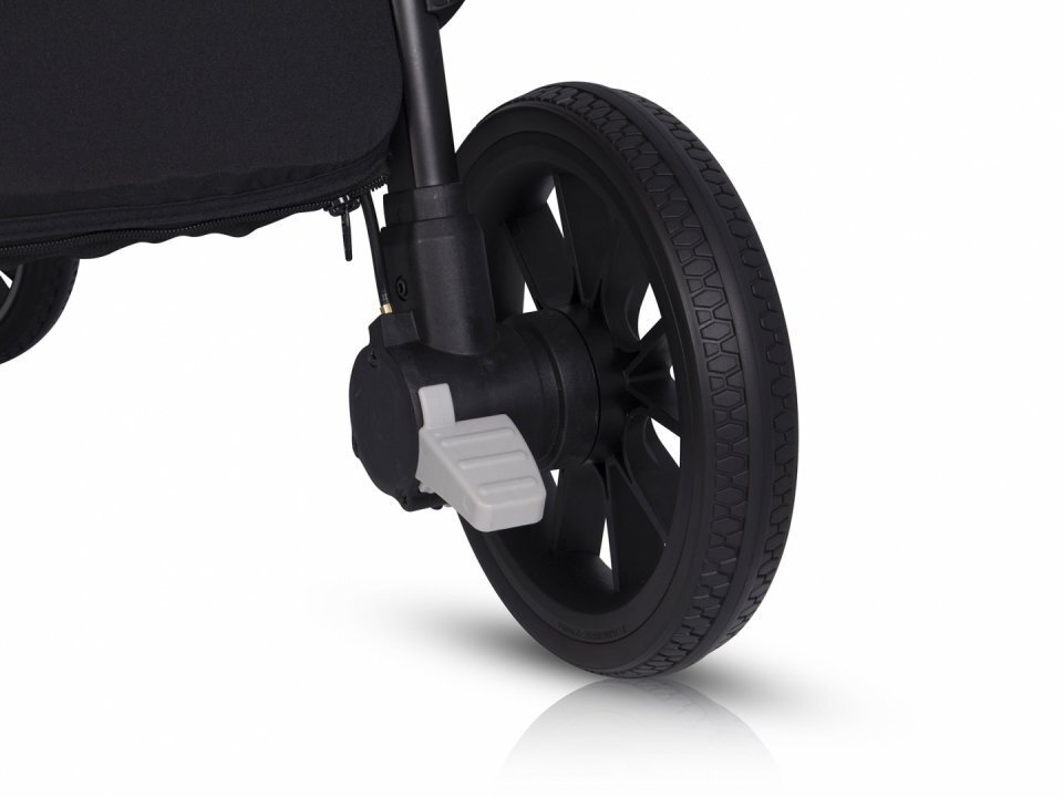 Euro-Cart Carucior cu spatar reglabil si cadru de aluminiu Corso Jungle pozitie somn roti mari suspensii pe toate cele patru roti suport picioruse accesorii incluse