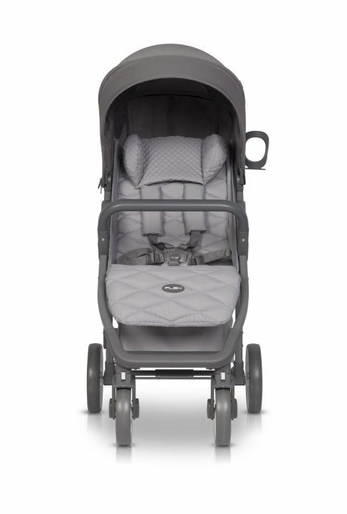 Euro-Cart Carucior nou nascut Flex omologat pana la 22kg Pearl cu spatar reglabil in 3 pozitii cadru din aluminiu roti cu suspensii si accesorii incluse
