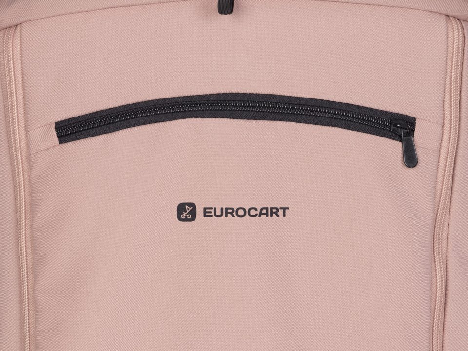 Euro-Cart Carucior pentru copii Flex omologat pana la 22 kg Langust Black Edition cu cadru de aluminiu roti cu suspensii echipat cu husa de picioruse groasa pelerina de ploaie si suport pentru biberon