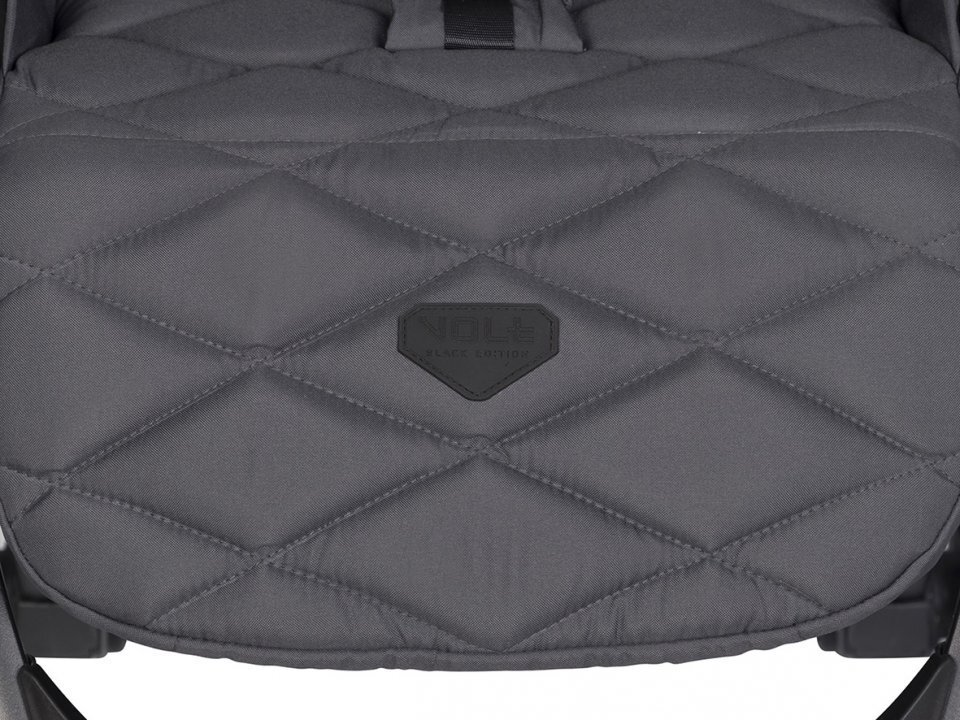 Euro-Cart Carucior pentru copii Volt Pro omologat pana la 22 kg Iron Black Edition ultracompact pliabil cu o singura mana spatar reglabil in 3 pozitii roti cu suspensie