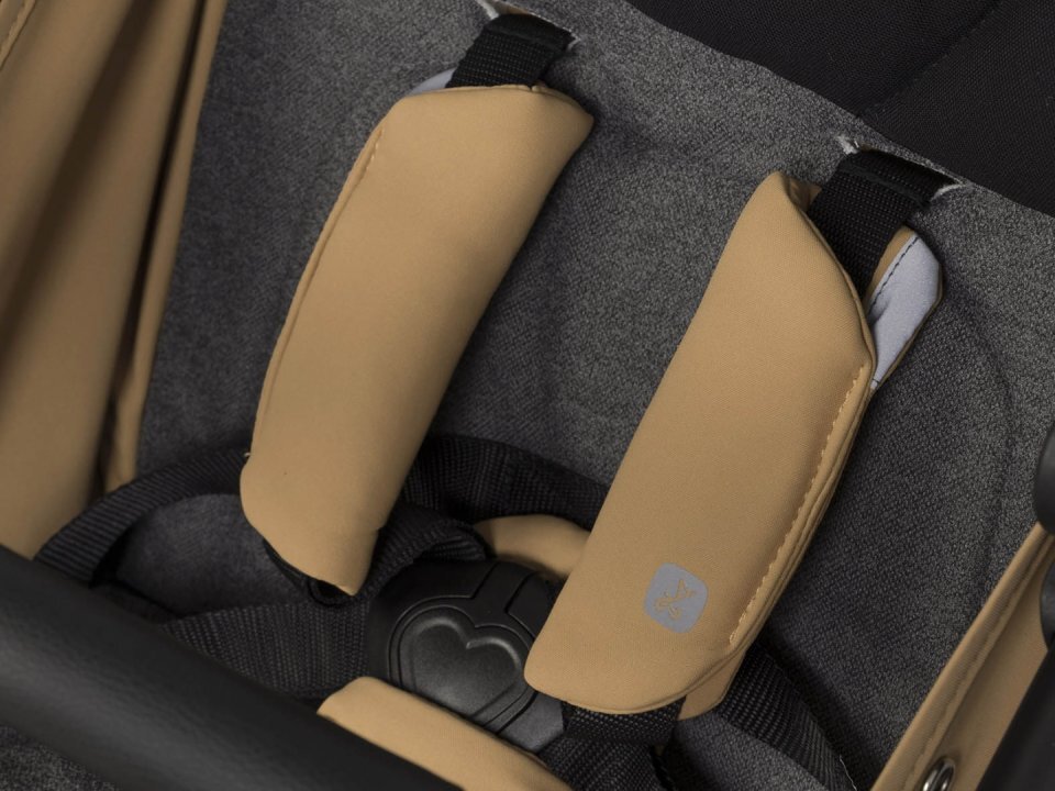 Euro-Cart Carucior pentru nou-nascut Corso cu cadru din aluminiu Camel