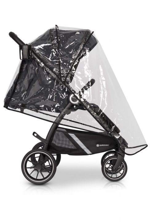 Euro-Cart Carucior pentru nou-nascut Corso cu cadru din aluminiu Coal