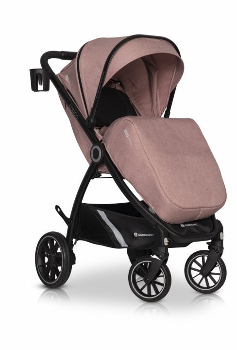 Euro-Cart Carucior pentru nou-nascut Corso cu cadru din aluminiu Rose