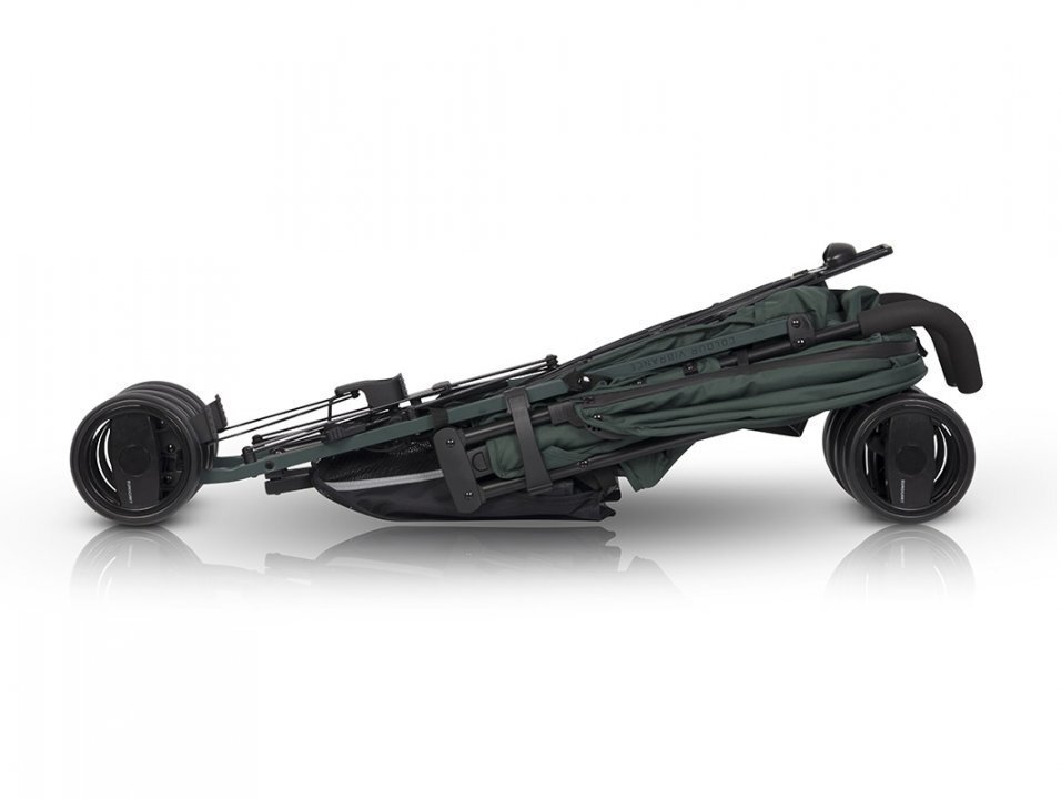 Euro-Cart Carucior sport Euro Cart Ezzo cu pliere tip umbrela pozitie de somn si parasolar XXL Jungle spatar reglabil in 3 pozitii dotat cu husa de picioare roti cu suspensii