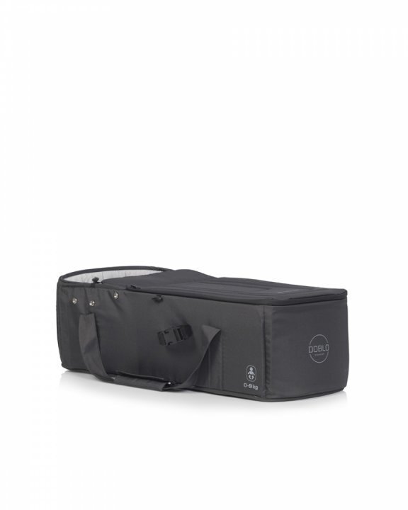 Euro-Cart Cosulet port bebe tip landou Euro Cart Doblo CarryMe cu intaritura cu manere pentru transport husa de picioruse si capotina dimensiune 72 x 30 x 21 cm Iron