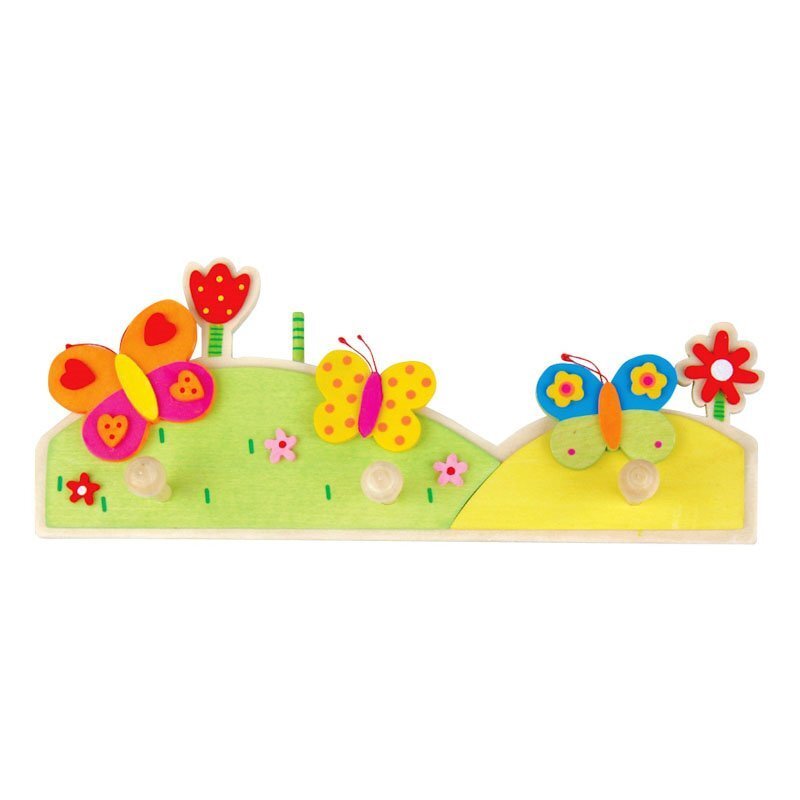 Fakopancs Cuier din lemn cu fluturasi 29x12 cm