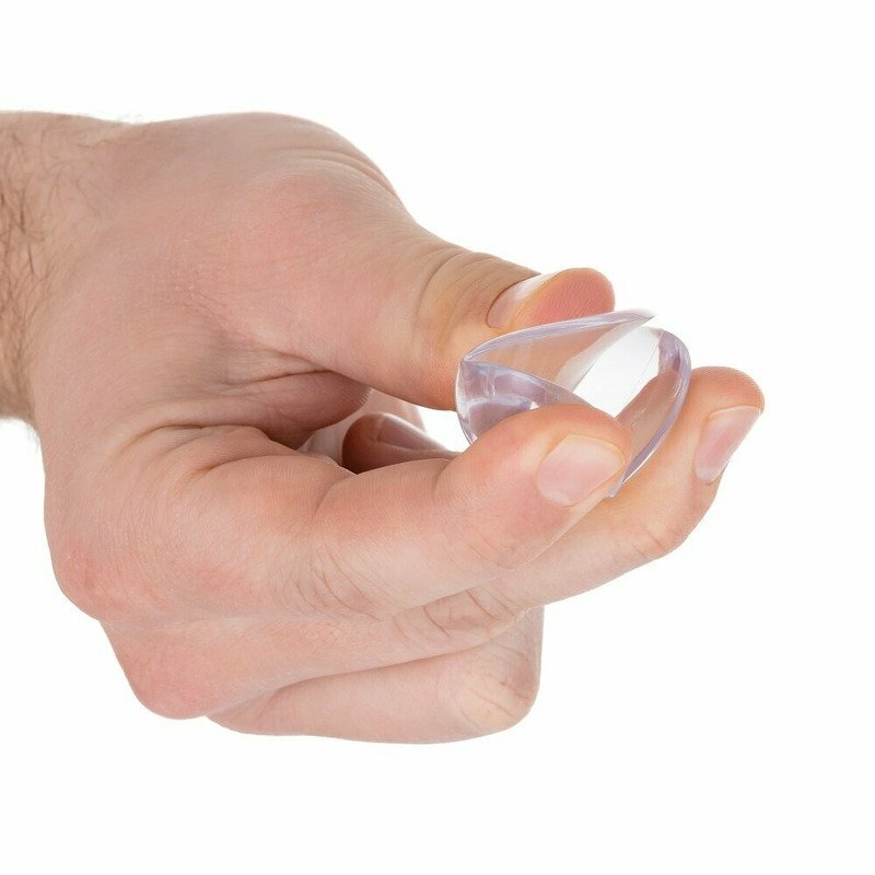 Feedo Set protectii pentru colturi ascutite 3.6 x 3.6 x 2.7 cm 4 bucati transparent