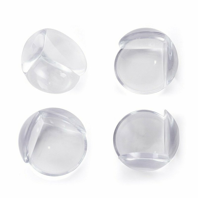 Feedo Set protectii pentru colturi ascutite 3.6 x 3.6 x 2.7 cm 4 bucati transparent