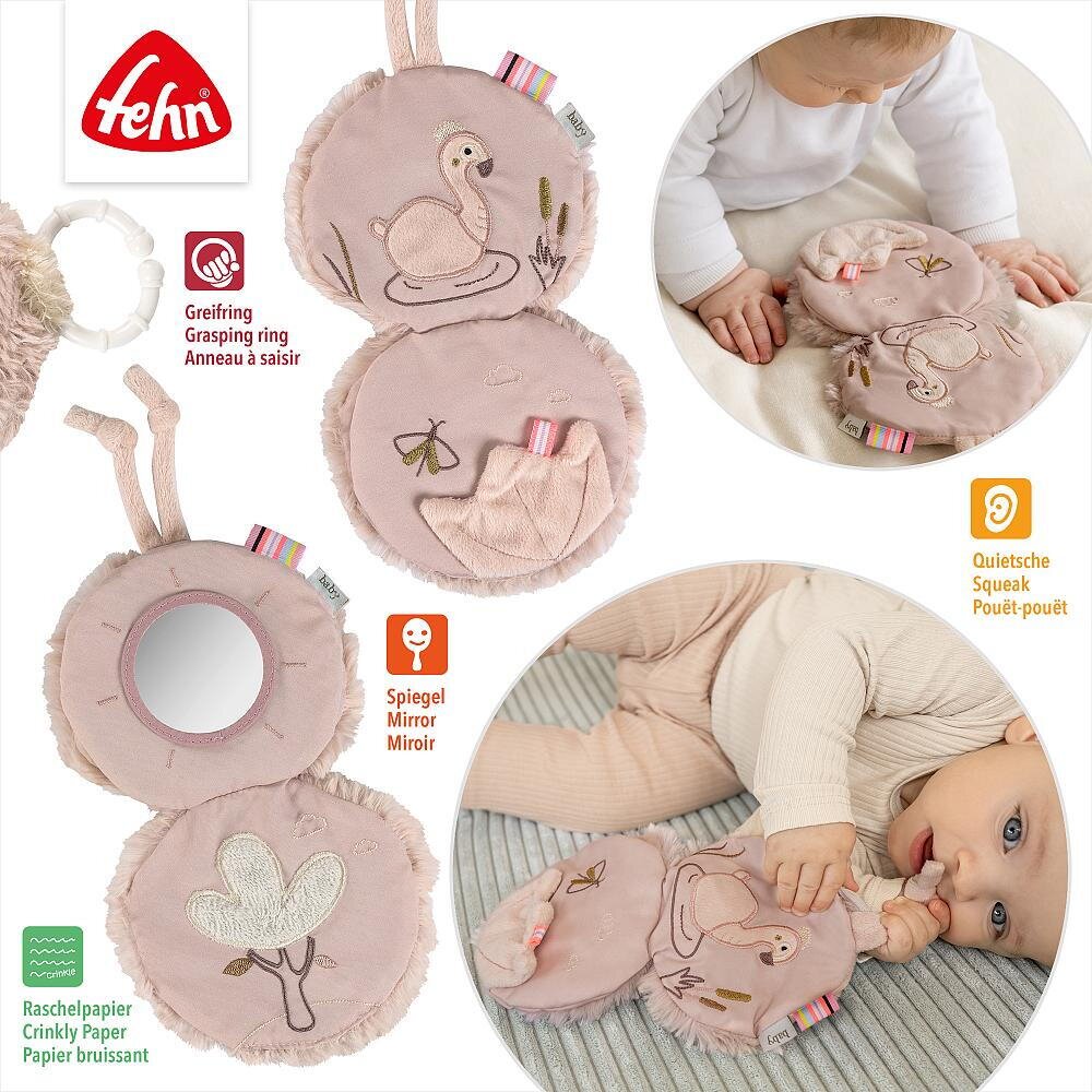 Fehn Carticica din plus pentru bebelusi Flamingo