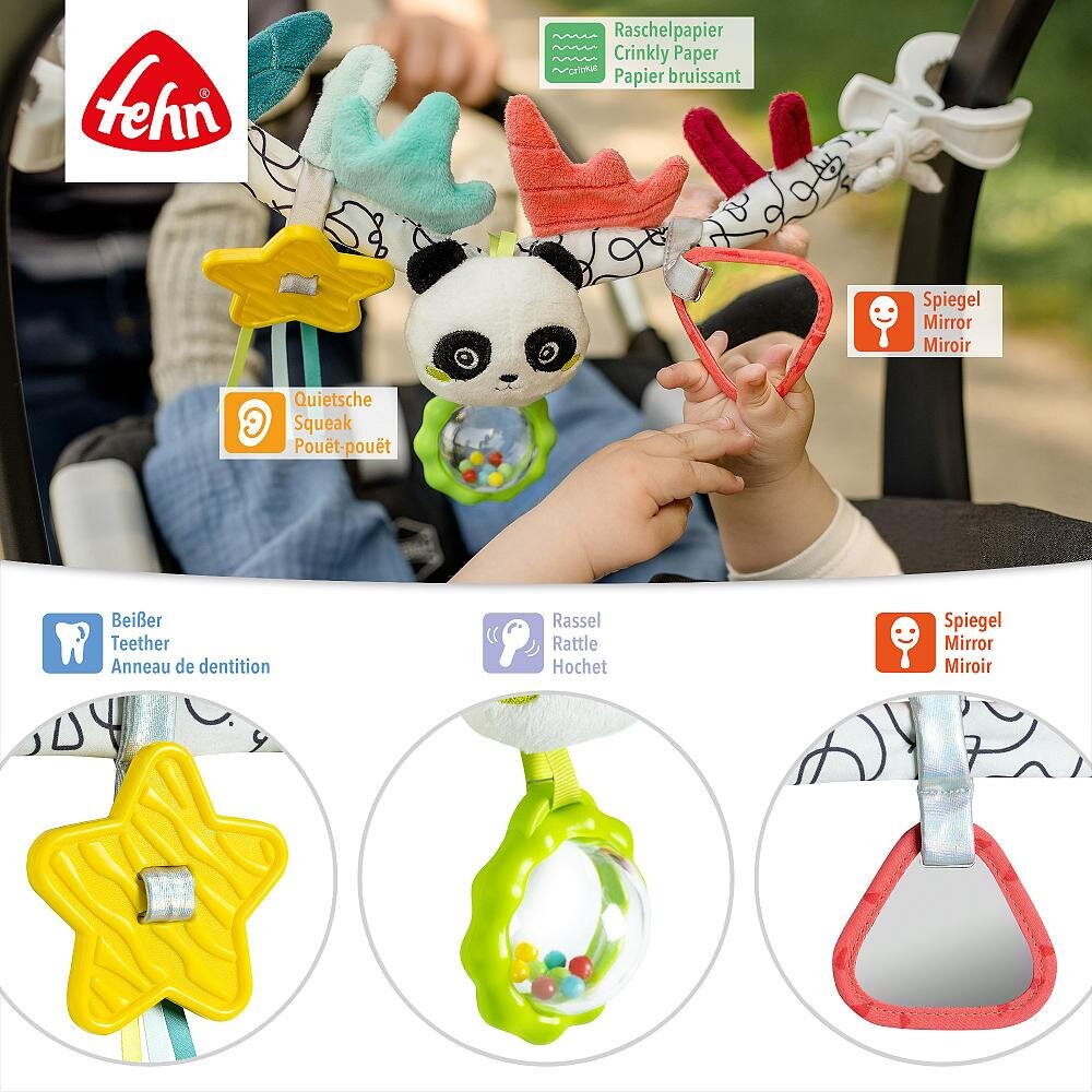 Fehn Jucarie carucior Ursulet Panda