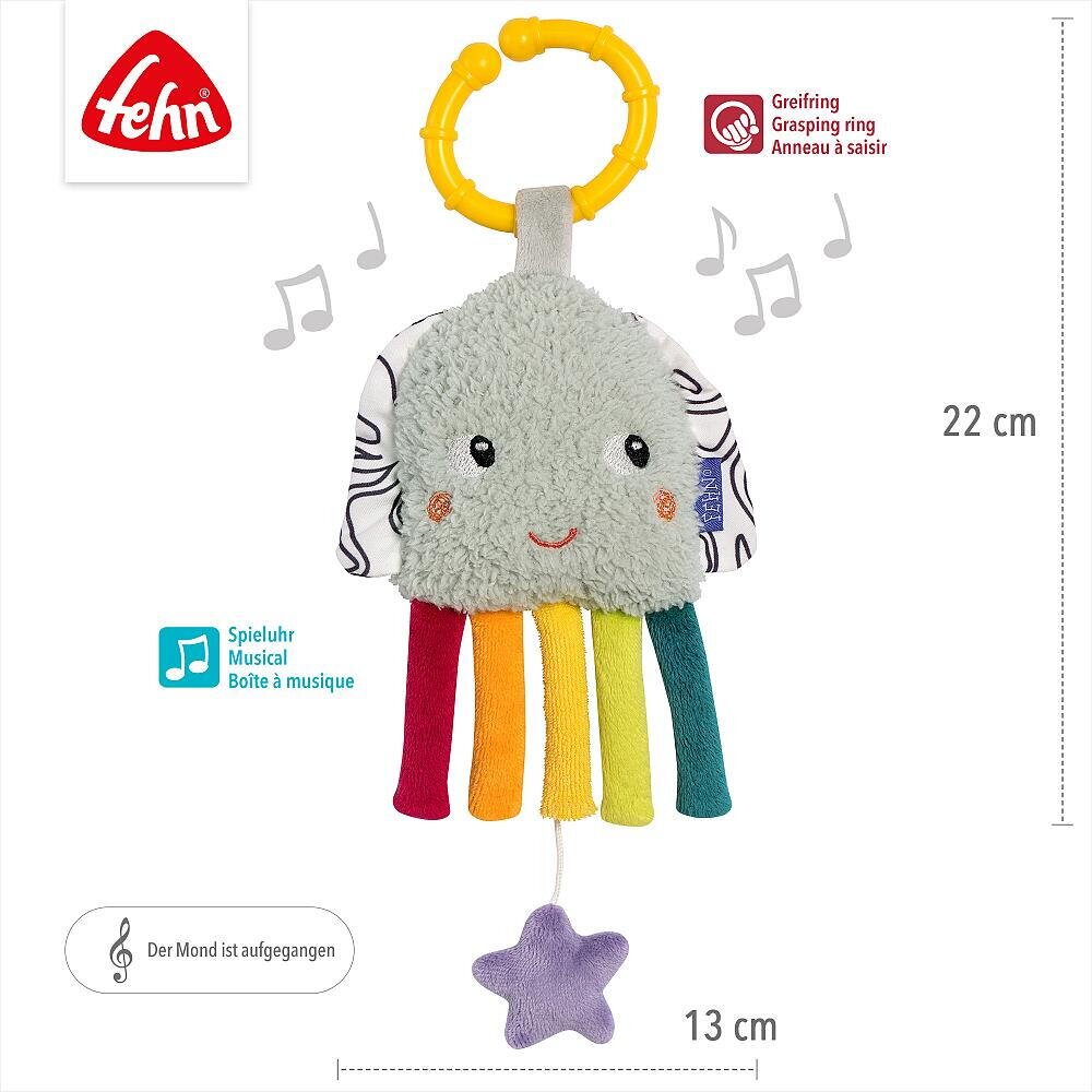 Fehn Jucarie muzicala mini caracatita colorata