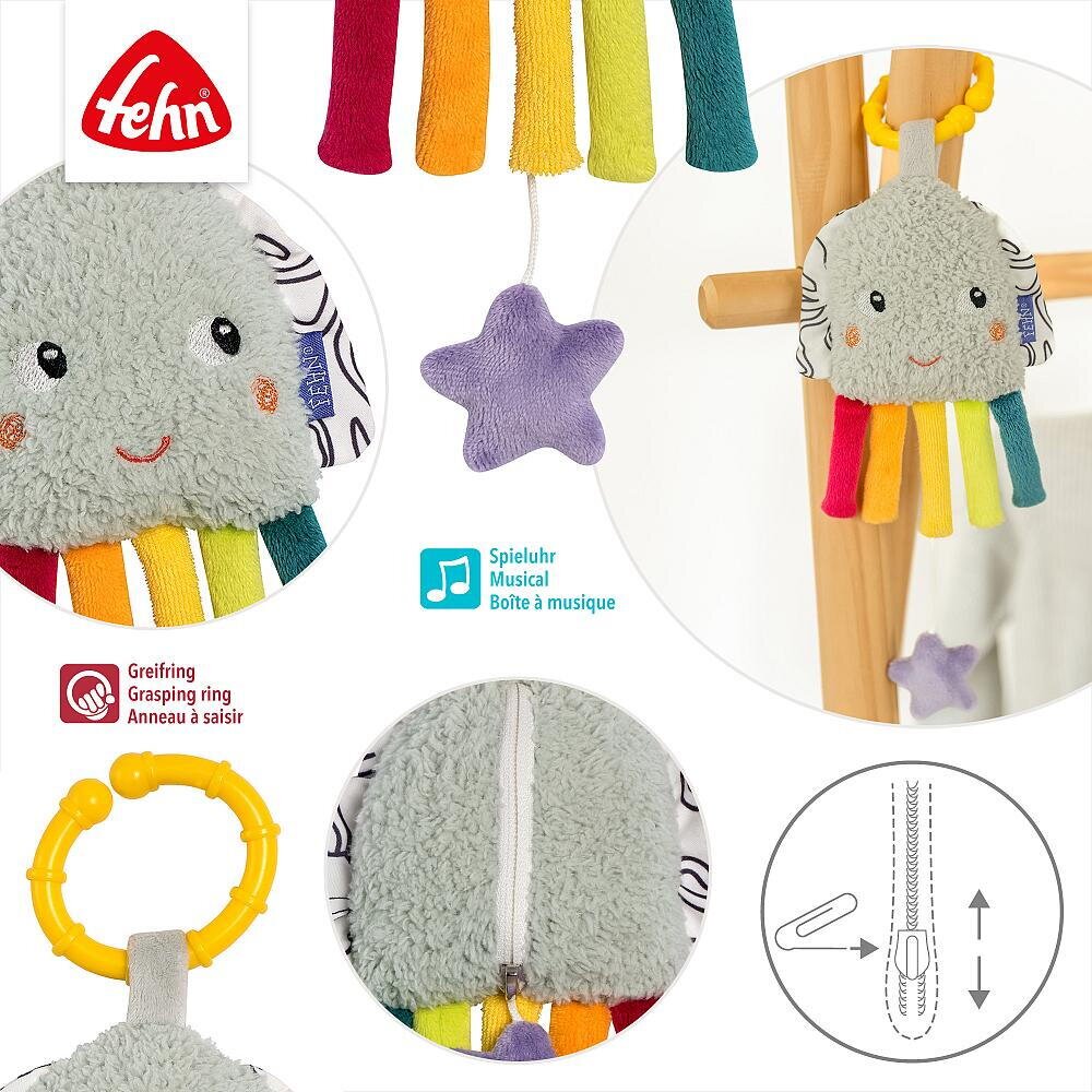 Fehn Jucarie muzicala mini caracatita colorata