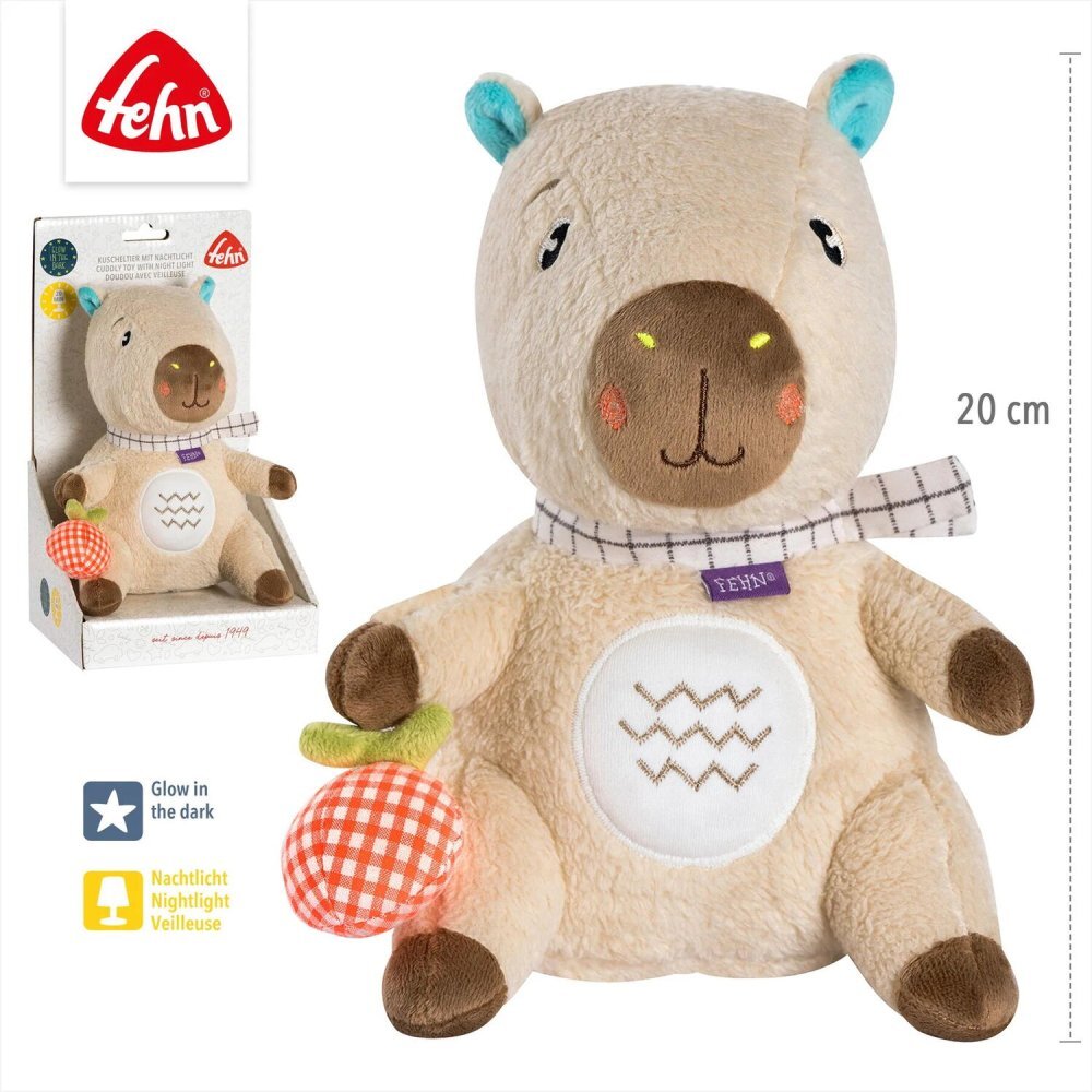 Fehn Lampa de veghe Capibara Clara 20 cm