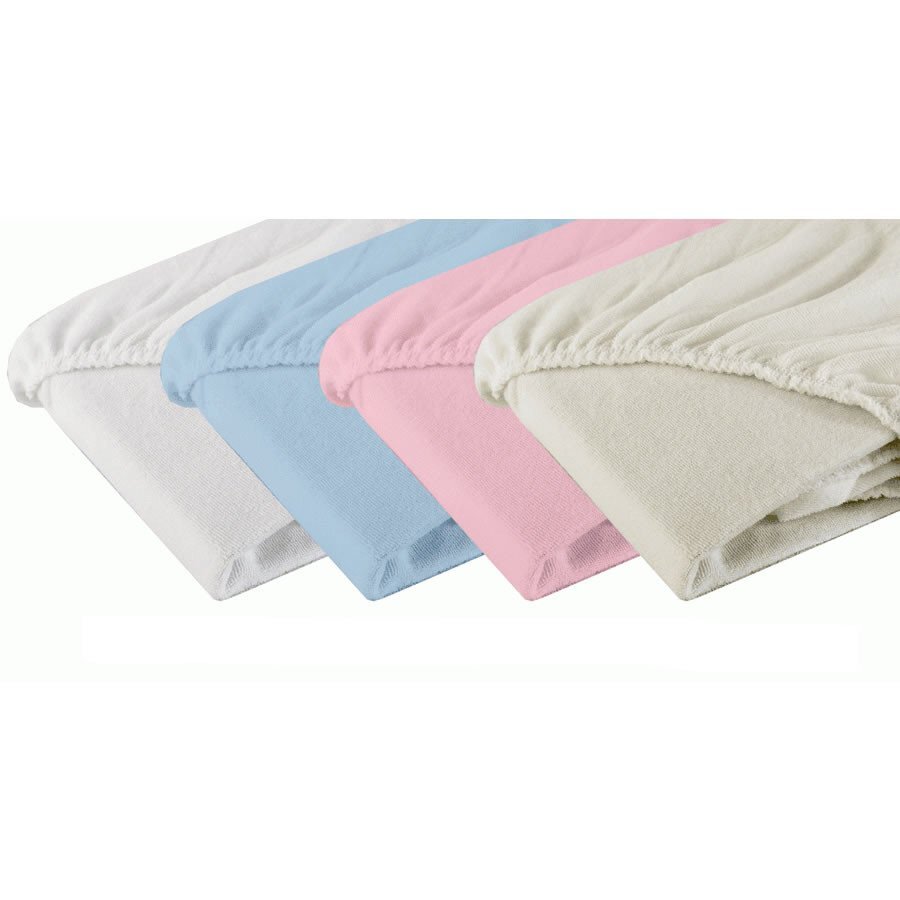 Fiki Miki Cearceaf cu elastic din frotir bej 120x60 cm