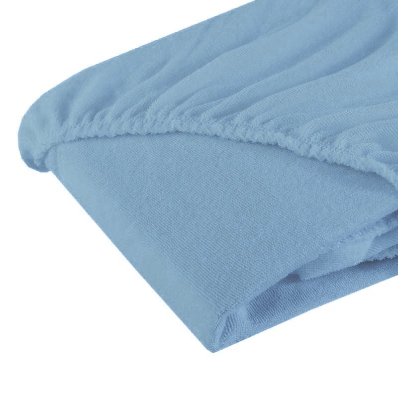 Fiki Miki Cearceaf cu elastic din frotir bleu 120x60 cm