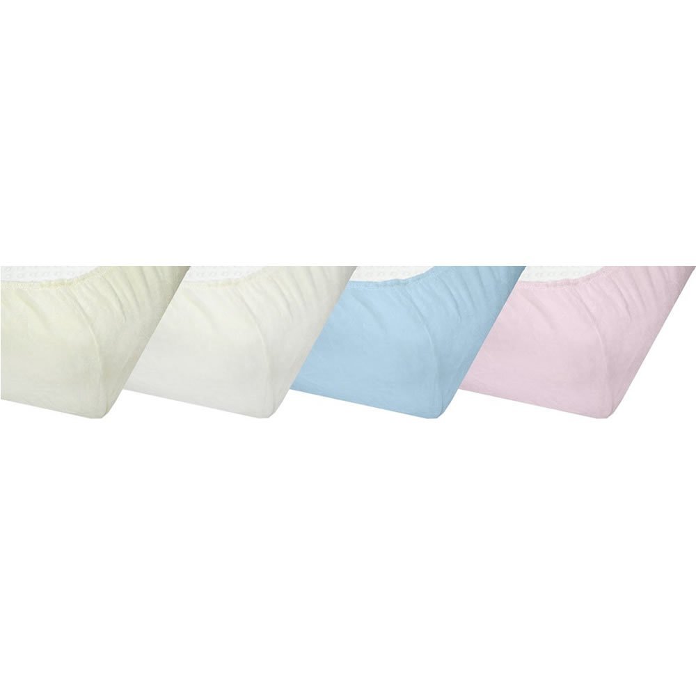 Fiki Miki Cearsaf cu elastic jerse din bumbac bej 120x60 cm