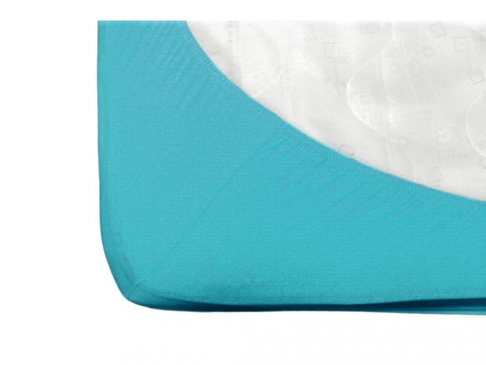 Fiki Miki Cearsaf cu elastic jerse din bumbac turcoaz 120x60 cm