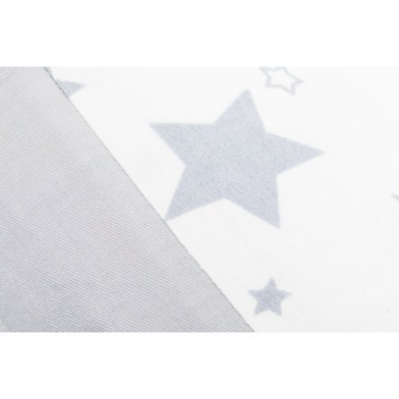 FILLIKID Baby nest culcus saltea si protectie de pat detasabila 90x40 cm grey star
