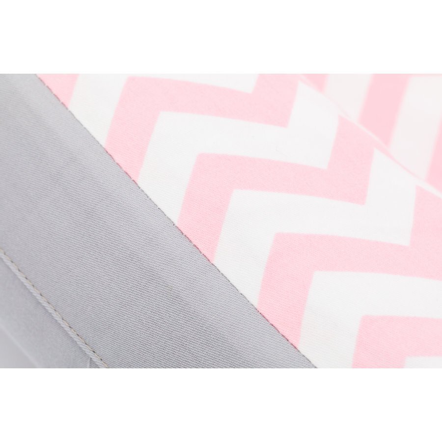 FILLIKID Baby nest culcus saltea si protectie de pat detasabila 90x40 cm pink