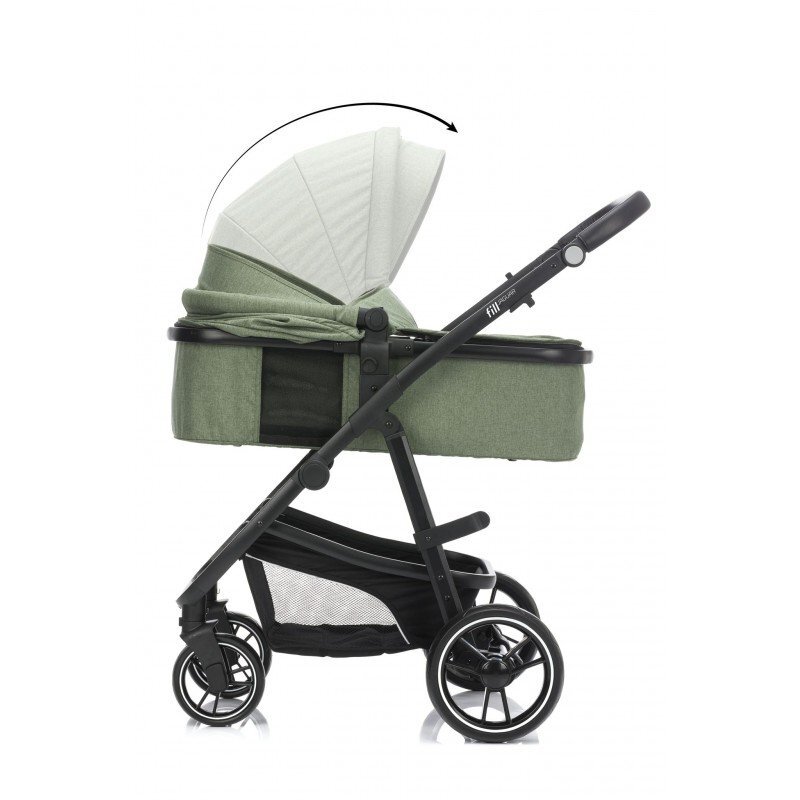 FILLIKID Carucior Jaguar 3 in 1 green melange i-Size