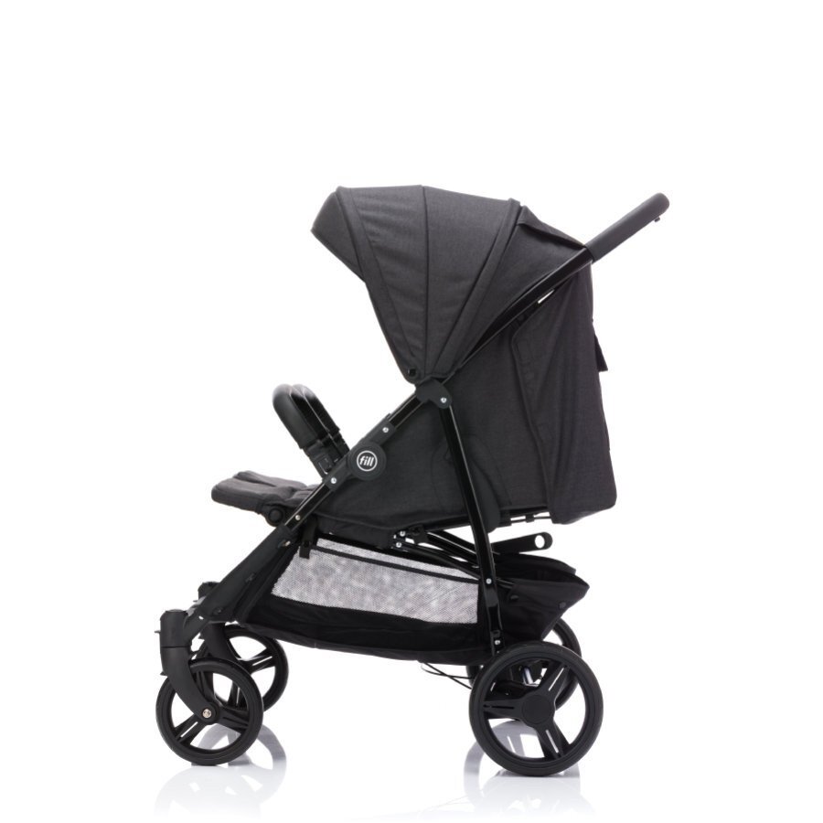 FILLIKID Carucior pentru gemeni Duo complet black