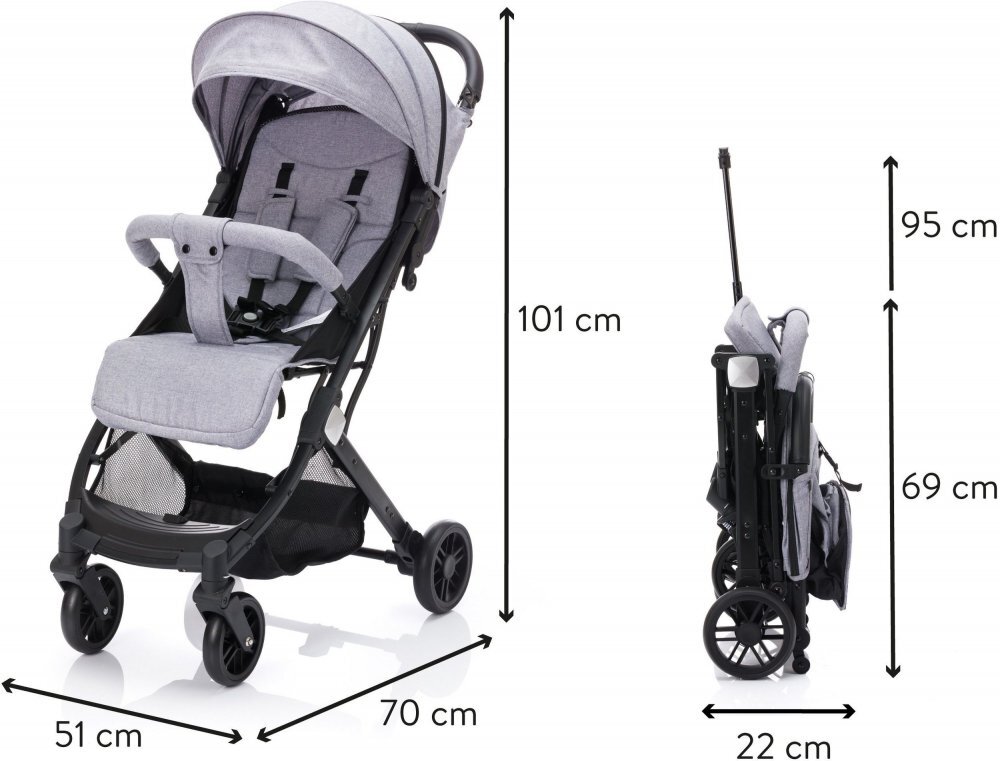 FILLIKID Carucior sport Styler troler light Grey