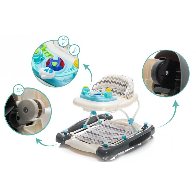 FILLIKID Centru de joaca premergator balansoar New Turquoise