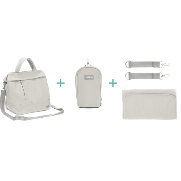 FILLIKID Geanta pentru scutece Paloma grey