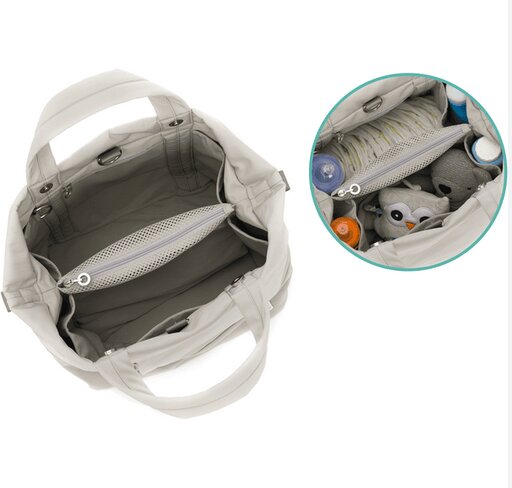 FILLIKID Geanta pentru scutece Paloma grey