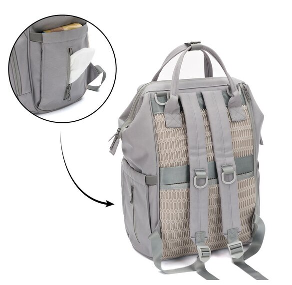 FILLIKID Geanta rucsac Barcelona Stone Grey