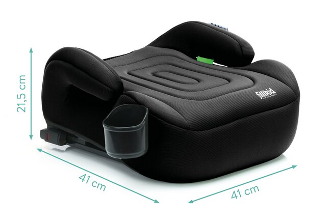 FILLIKID Inaltator auto cu isofix Luxe Flip black grupa 23 Fililikd cu suport integrat pentru sticle