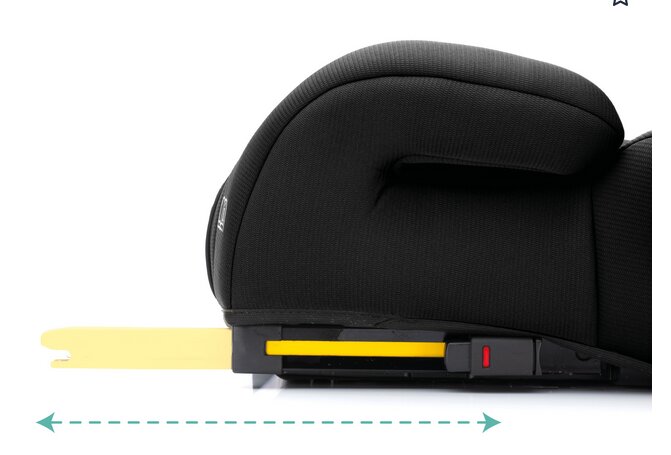 FILLIKID Inaltator auto cu isofix Luxe Flip black grupa 23 Fililikd cu suport integrat pentru sticle