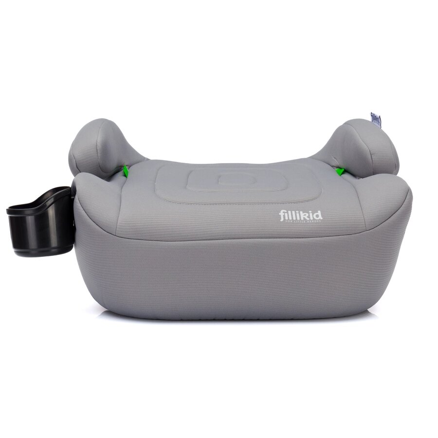 FILLIKID Inaltator auto cu isofix Luxe Flip grey grupa 23 Fililikd cu suport integrat pentru sticle