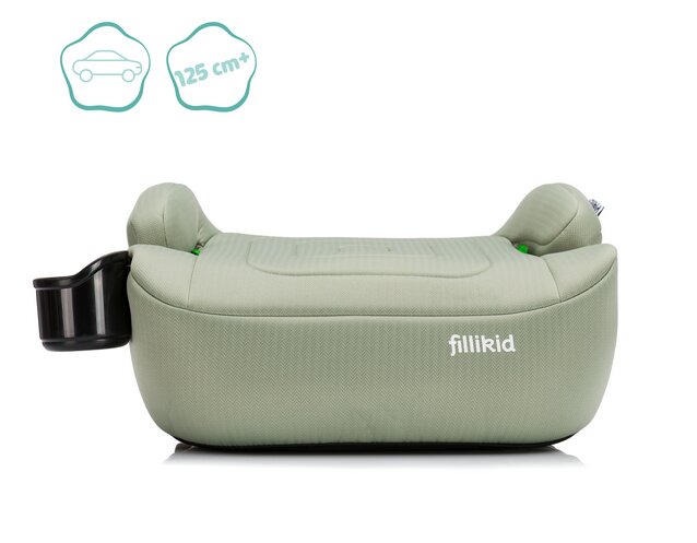 FILLIKID Inaltator auto cu isofix Luxe Flip mint grupa 23 Fililikd cu suport integrat pentru sticle