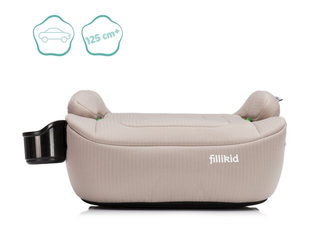 FILLIKID Inaltator auto cu isofix Luxe Flip nature grupa 23 Fililikd cu suport integrat pentru sticle