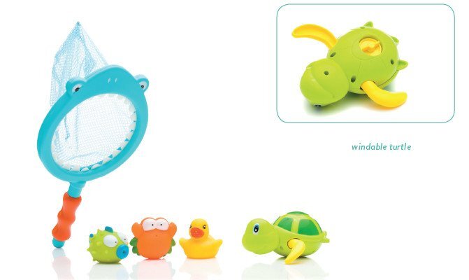 FILLIKID Jucarii baie inotatoare 4set 6L+