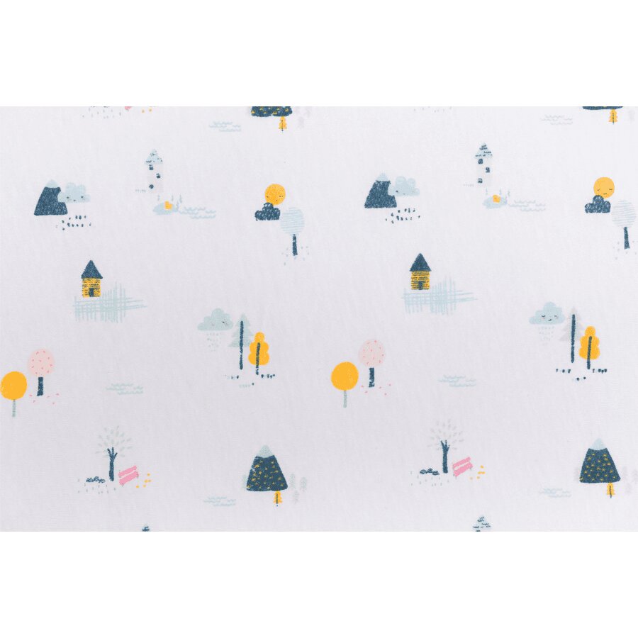 FILLIKID Lenjerie de pat 2 piese Village white